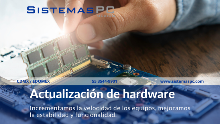 Lee más sobre el artículo Actualización de hardware mejora la computadora, capacidad y velocidad