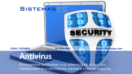 Antivirus, seguridad y protección para prevenir incidencias